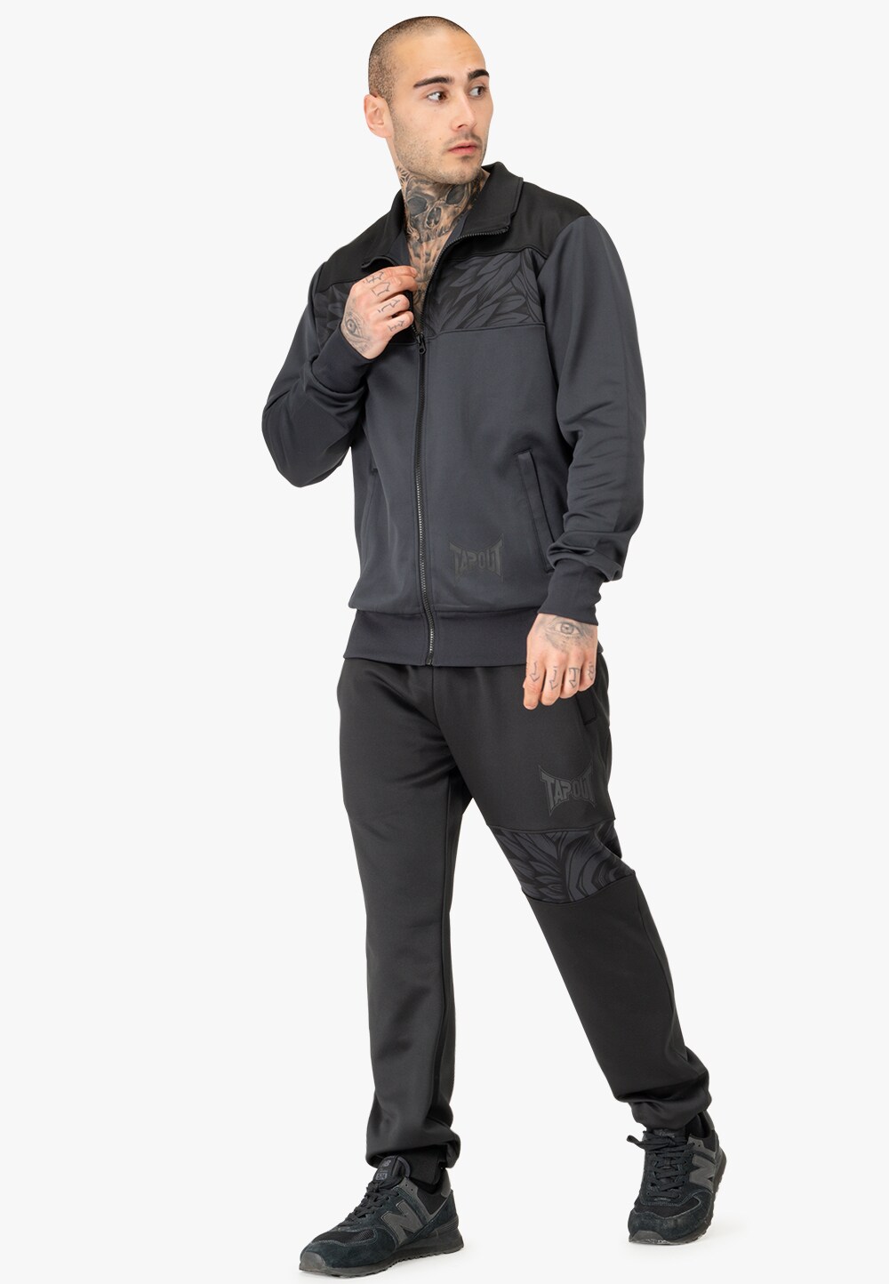 Tapout Herren Trainingsanzug normale Passform SPIRIT TRACKSUIT