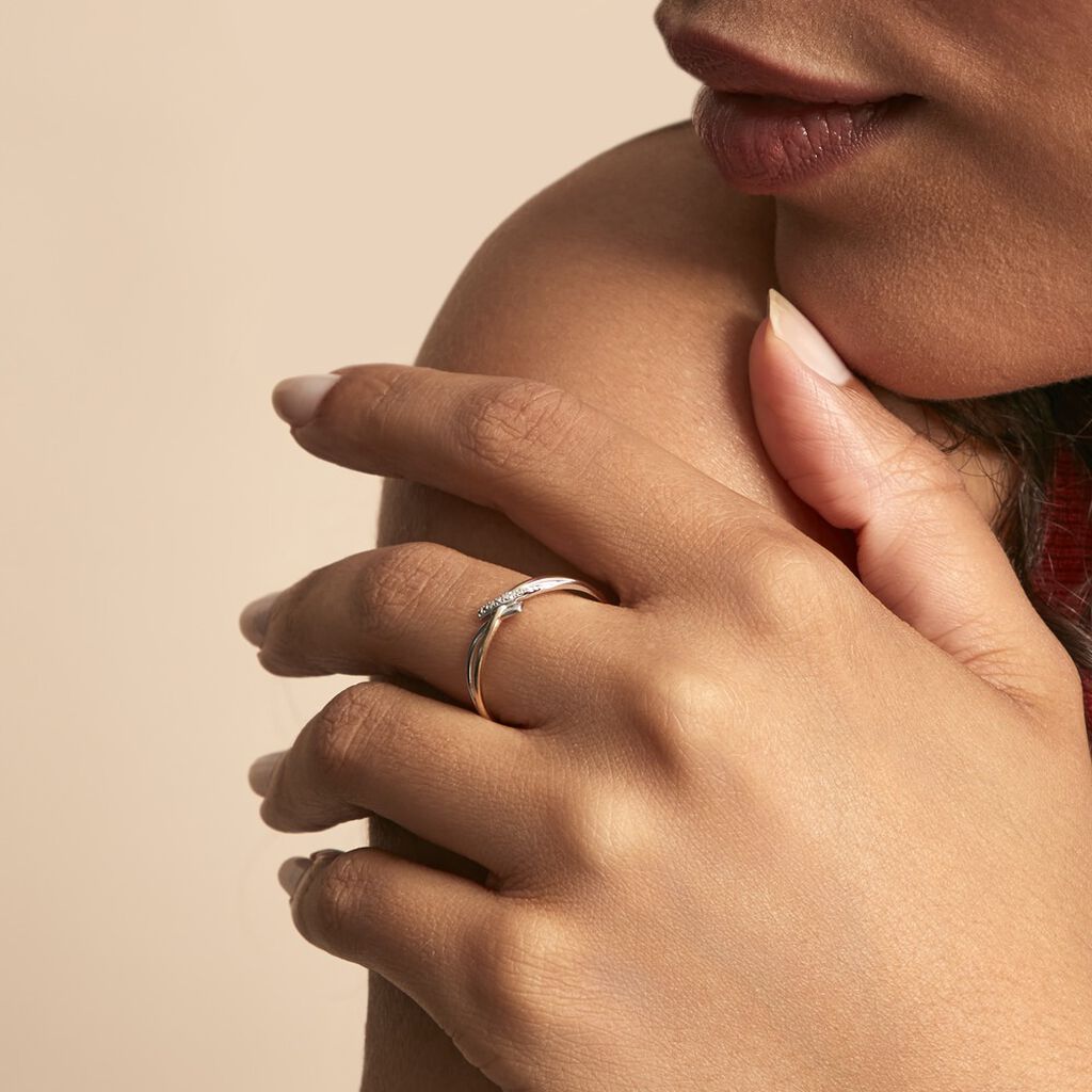 Bague Soukayna Or Bicolore Diamant