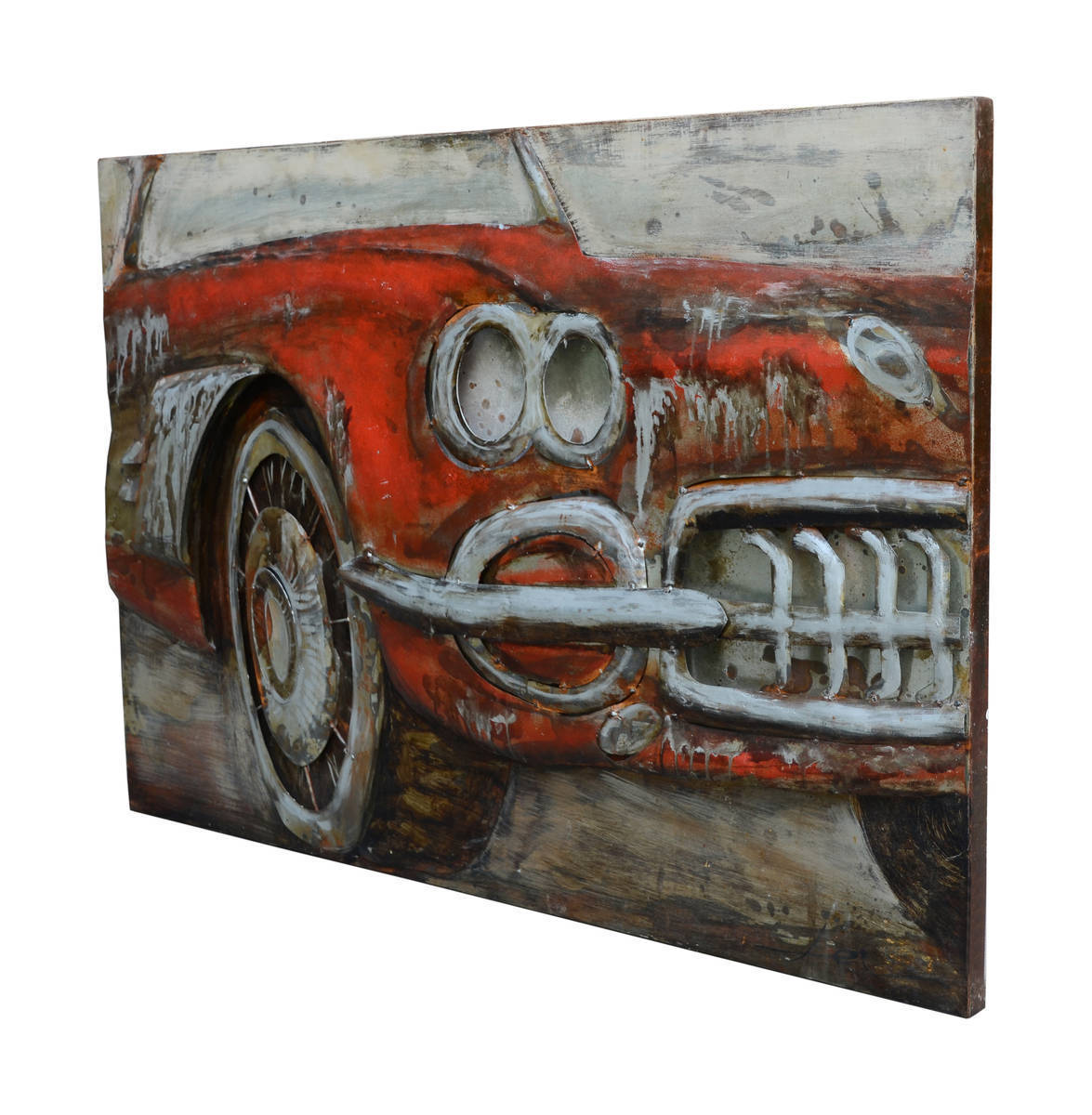Wandbild USED CAR - Metall - 120x80 cm