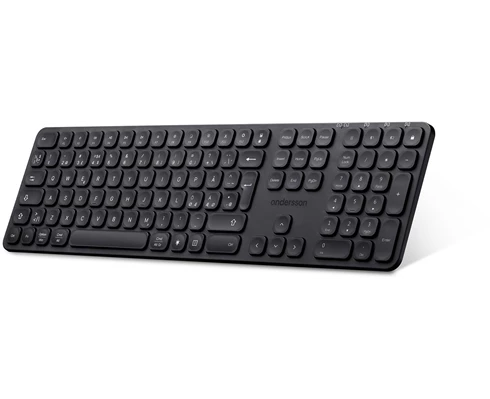 Andersson WSK-M3000 - Wireless Keyboard and Mouse Kit 2.4G BT Black