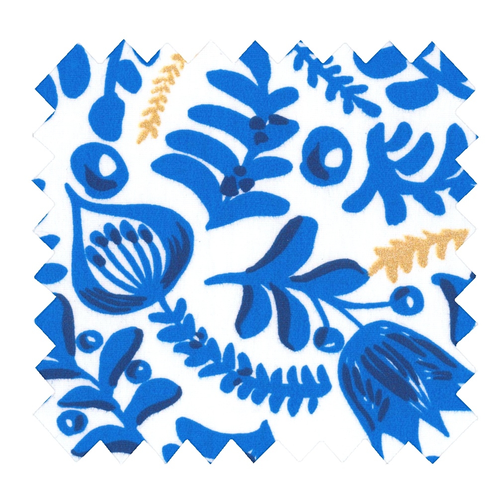 Tissu Voile Passion Bleue