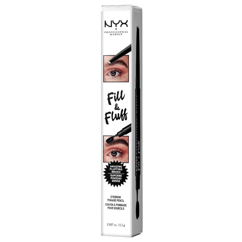 NYX Prof. Makeup Fill & Fluff Eyebrow Pomade Pencil 0,2 gr. - Clear