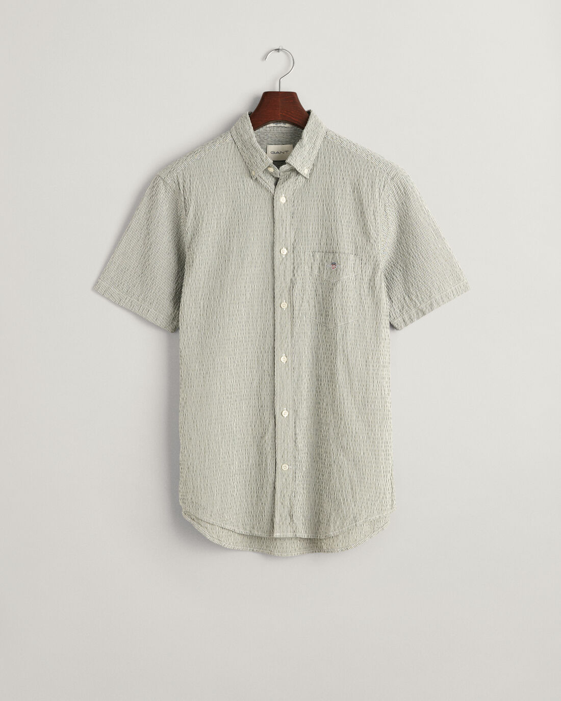 Short Sleeve Regular Fit Green Shirt