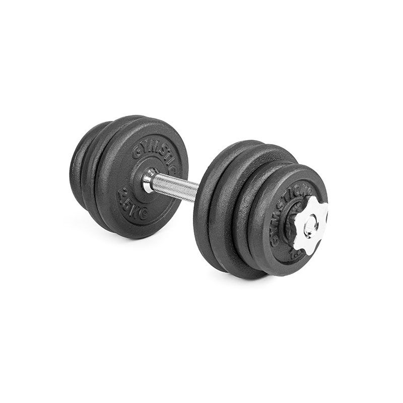 (14-tlg. Set) 20kg Verstellbares Hantelset Fitness Sport Gewichte mit Aufbewahrungskoffer - Schwarz