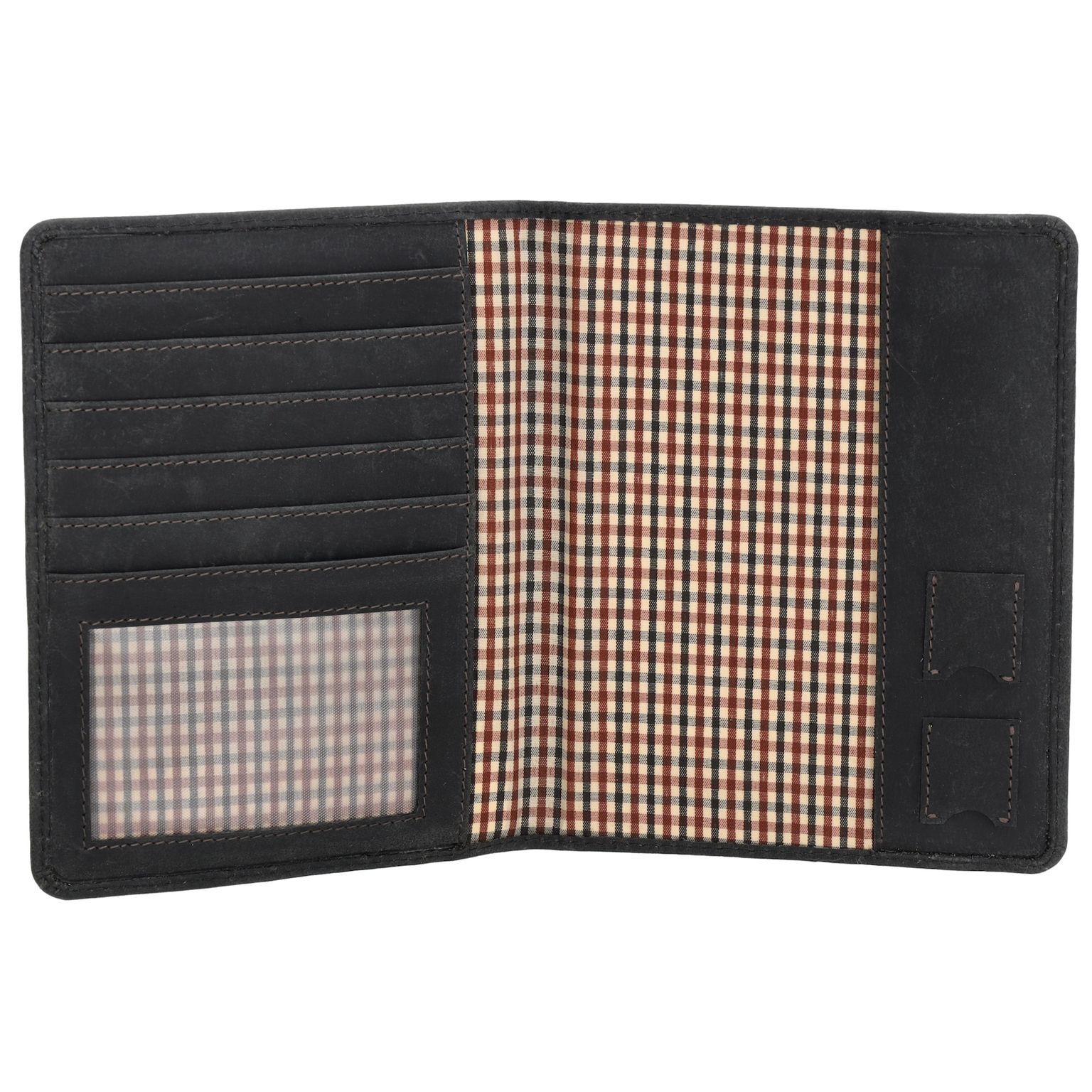 Hide & Stitches Idaho Paspoort Etui Zwart