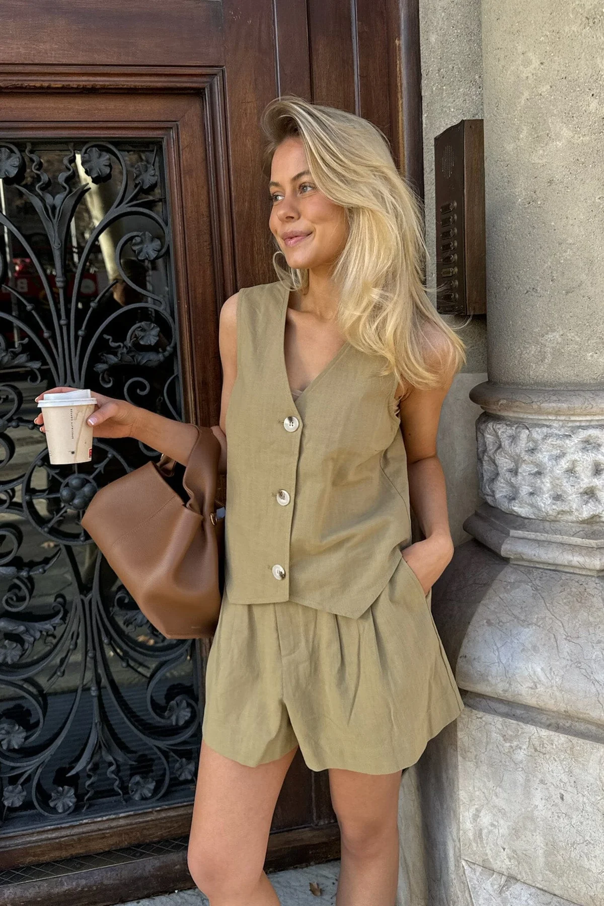 BYIC Albaic Shorts lkhaki light khaki