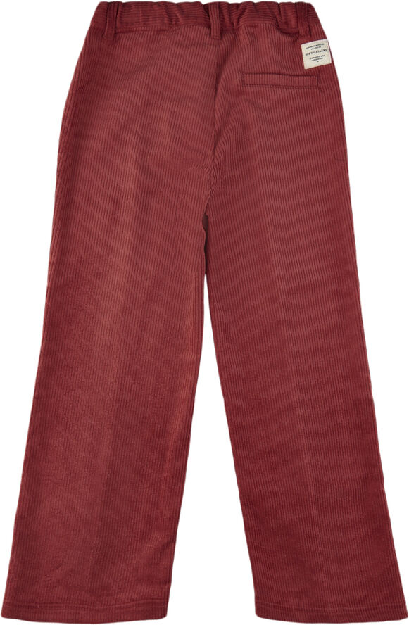 Soft Gallery SGKELIDA CORDUROY PANTS Mineral red