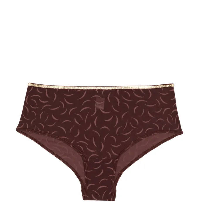 La Nouvelle Culotte Georgia Jersey Côtelé | Chocolat
