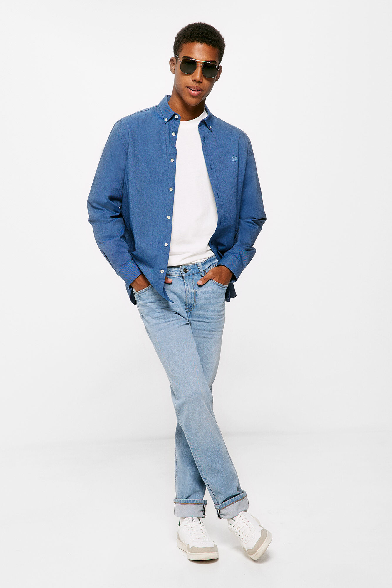Cor da camisa Oxford