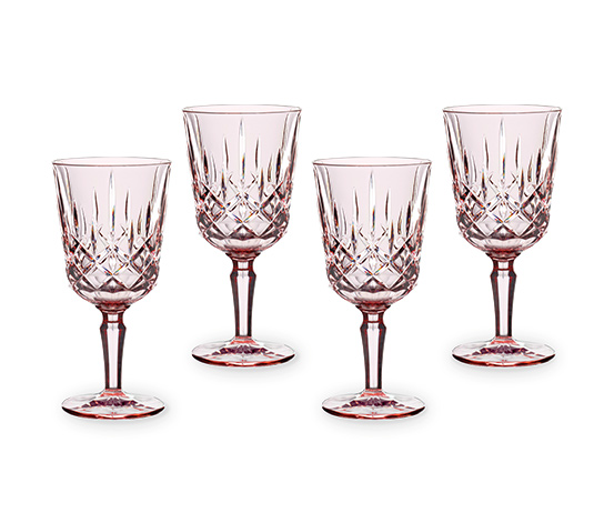 Nachtmann Noblesse Colors Cocktail/Weinglas, 4er-Set, rosé