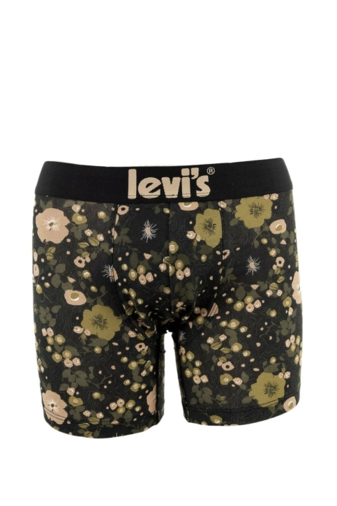 calecons et slips levi's® redmond flower aop boxer brief 004 khaki