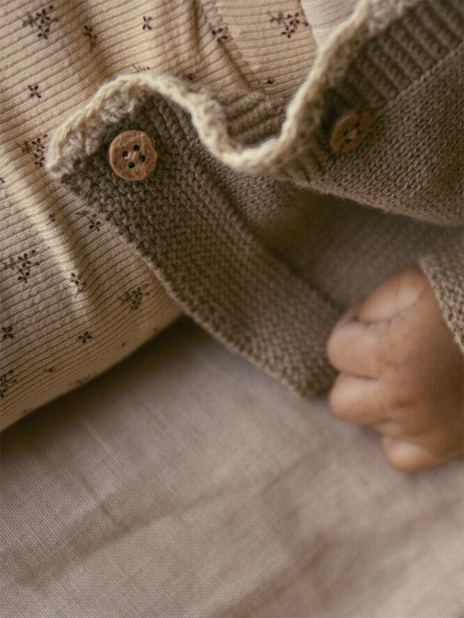 Lil' Atelier NBFGAGO SLIM LEGGING LIL Wood ash