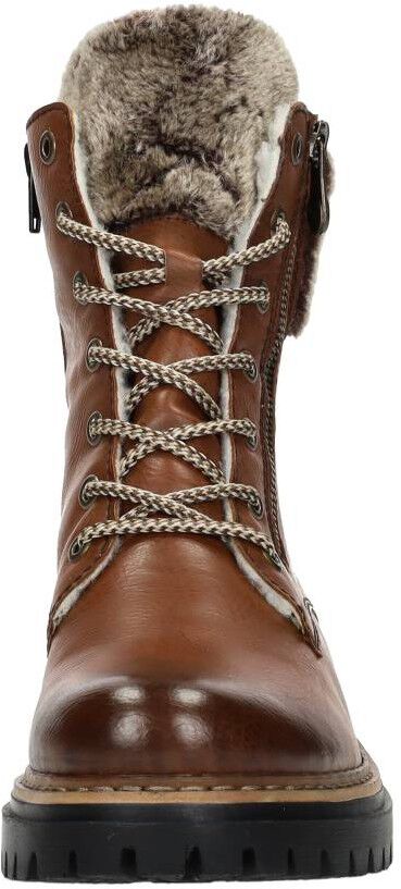 Rieker Veterschoenen Hoog cognac