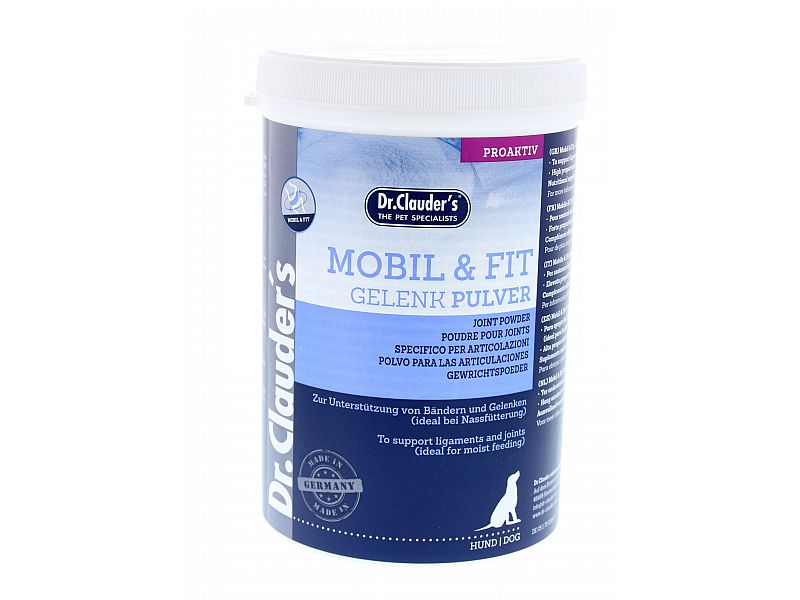 Mobil & Fit Gewrichtspoeder Hond Dr. Clauders 500 gram