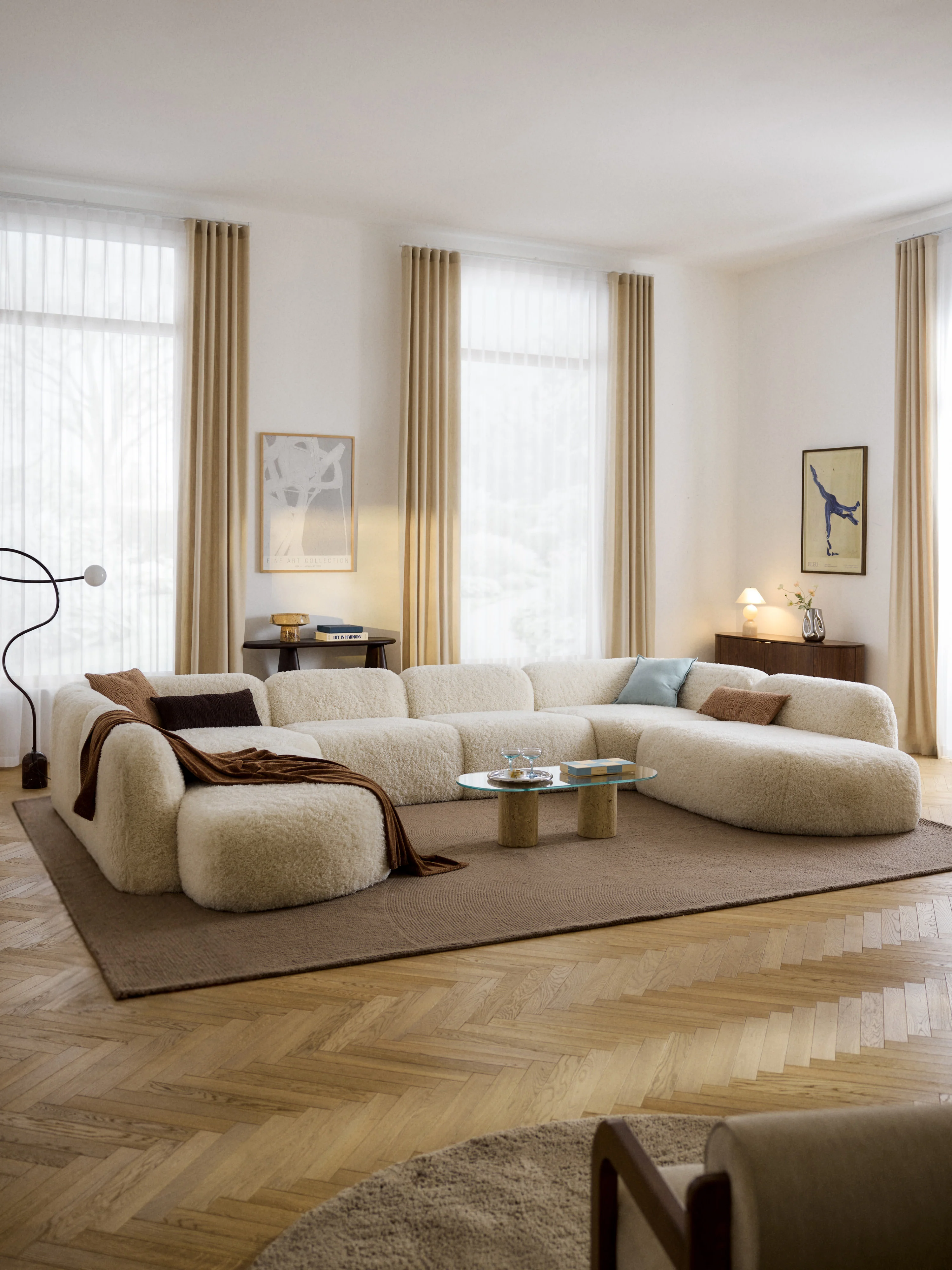 XL modulaire teddy bank Wolke