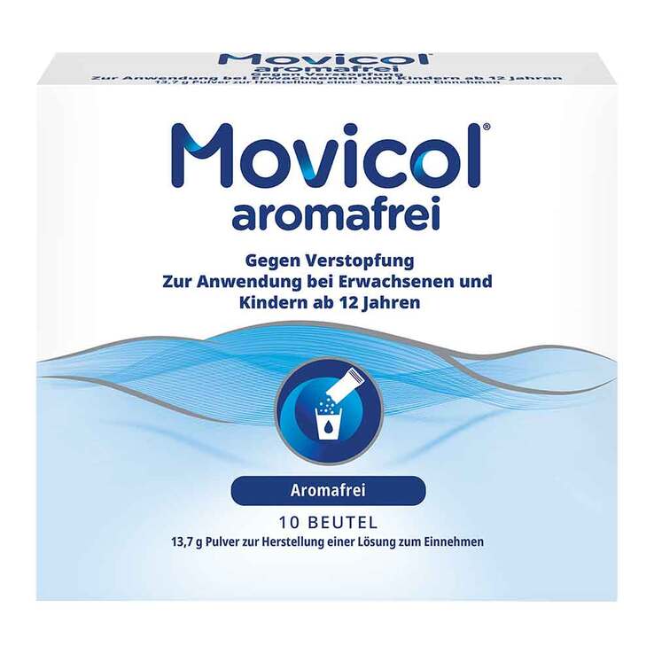 Movicol aromafrei Pulver zur Her.e.Lösung zum Einnehmen MP, 10 St