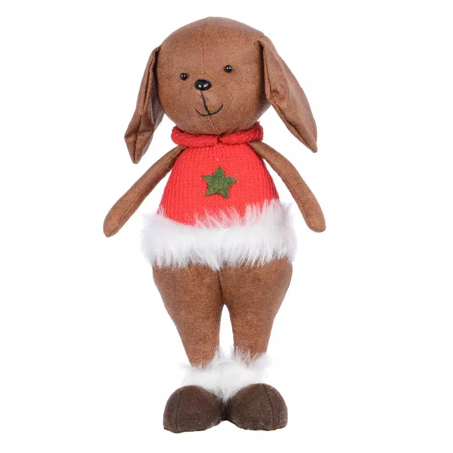 Chien de Noël déco (H51 cm) Archie