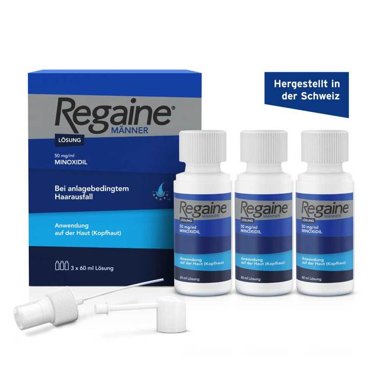 Regaine Männer Lösung, 2x3x60 ml