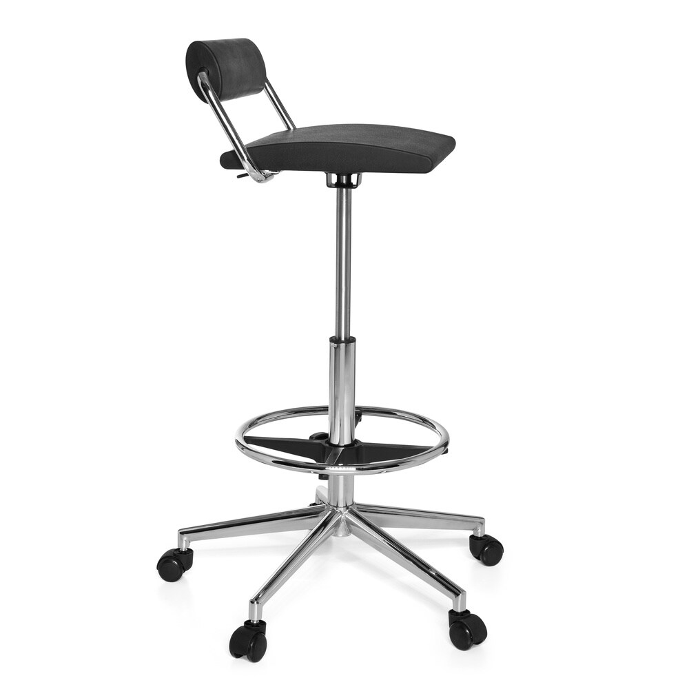 Drehhocker TOP WORK 28 Kunstleder ohne Armlehnen hjh OFFICE