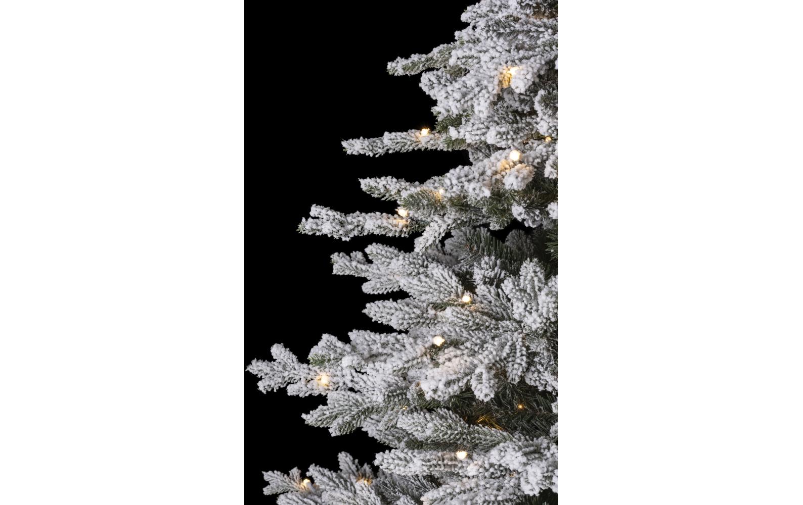 Weihnachtsbaum Snowed Tree Grün, 610 LED<br>Tannenbaum mit integrierter Beleuchtung