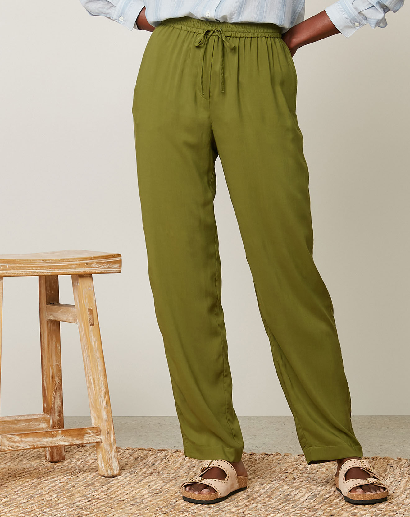 Hartford Pantalon Plex matcha