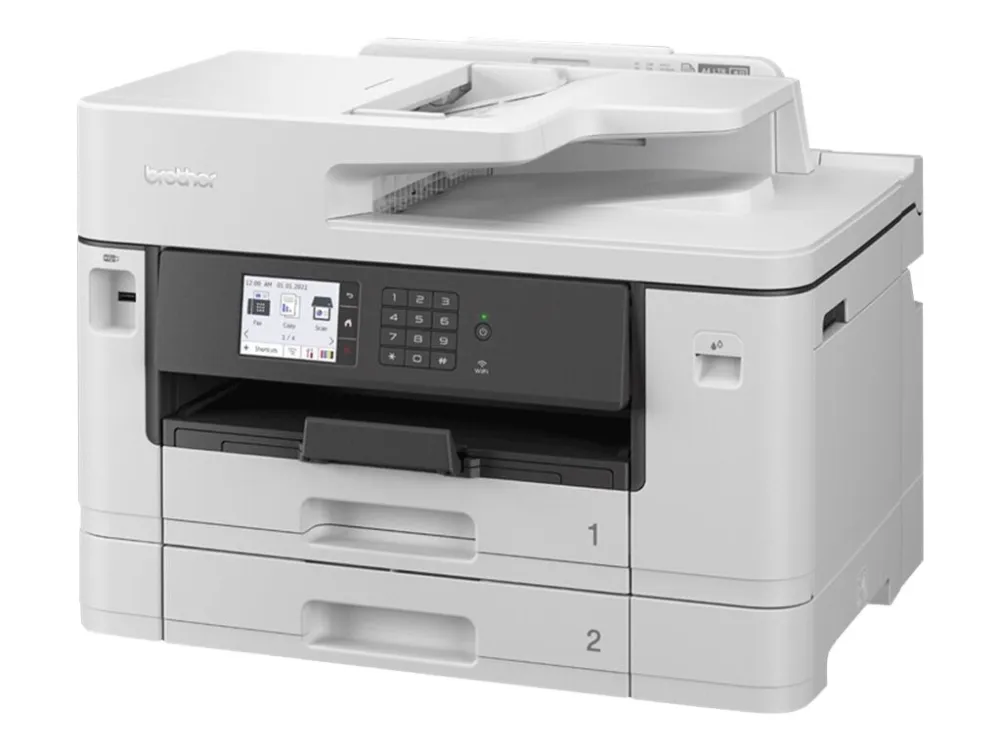 Brother MFC-J5740DW - Multifunktionsprinter - farve - blækprinter - A3 (medie) - op til 25 spm (kopiering) - op til 28 spm (udskriver) - 600 ark - 33.6 Kbps - USB 2.0, LAN, Wi-Fi(n), USB vært