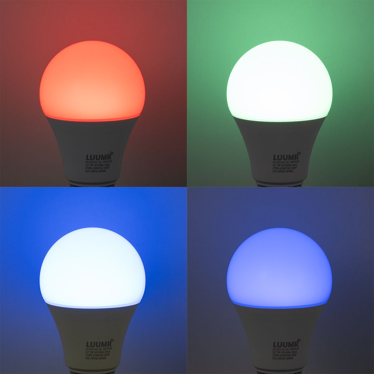 E27 dimbare LED lamp A60 opaal 9W 806 lm 2700-6500K