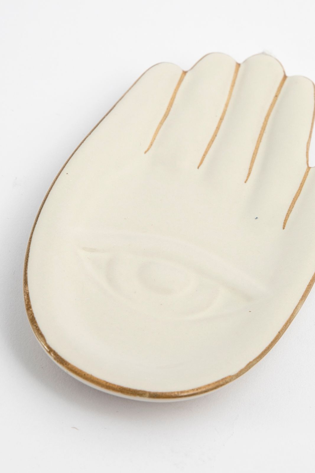 Beige gebaksbordjes hand