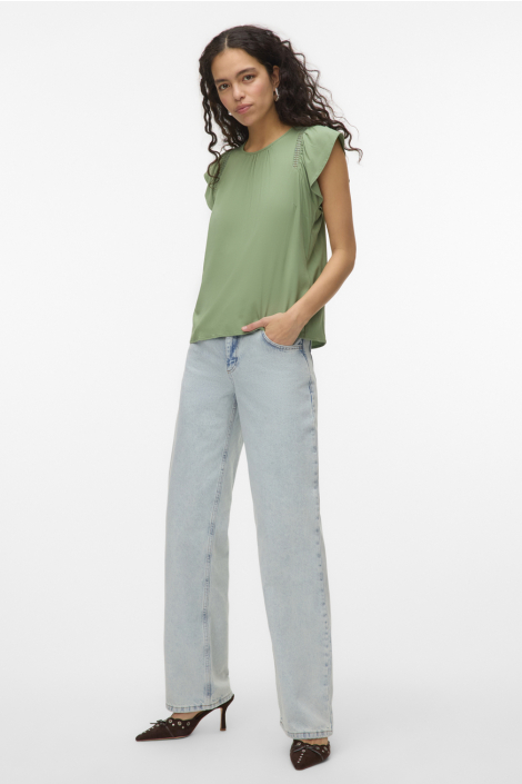 Vero Moda groene dames t-shirt