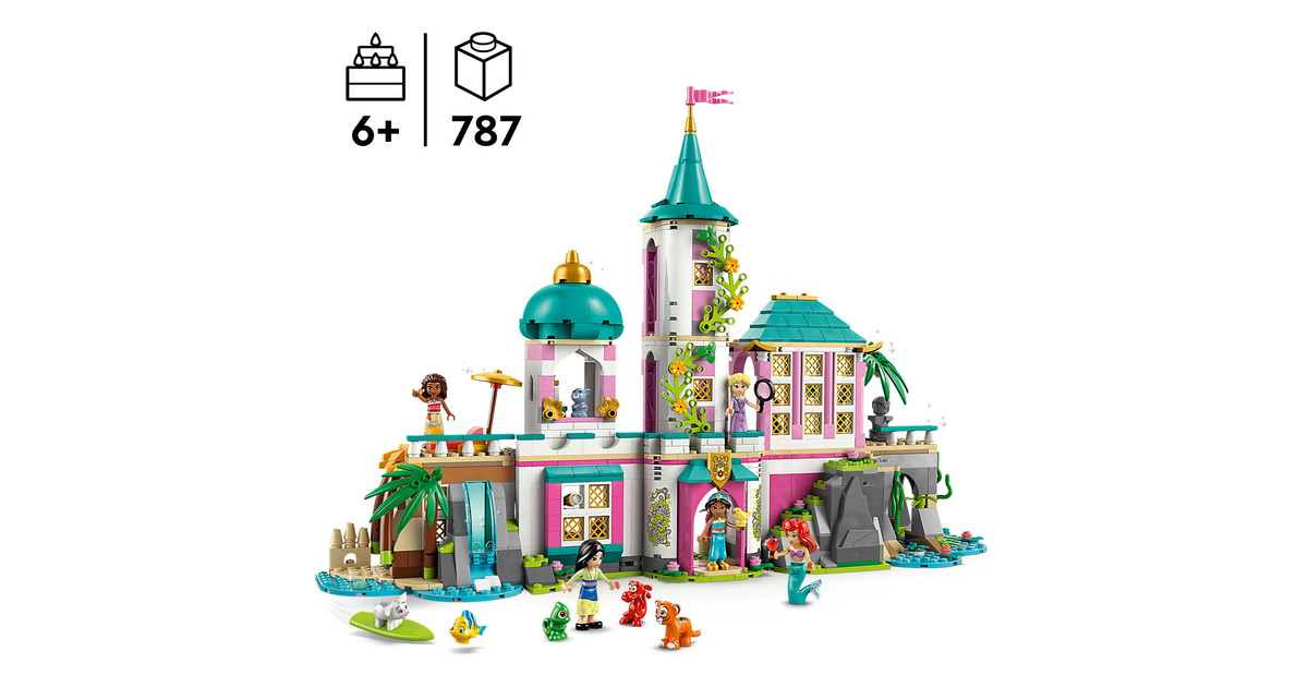 LEGODisney - Prinsessenkasteel en koninklijke huisdieren Constructiespeelgoed  (43267)