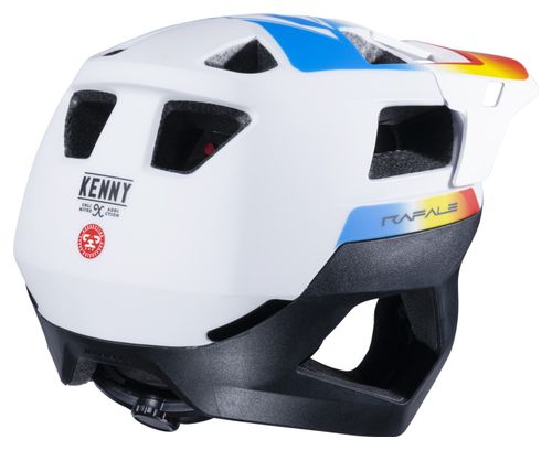 Casque Kenny Rafale Blanc/Multi