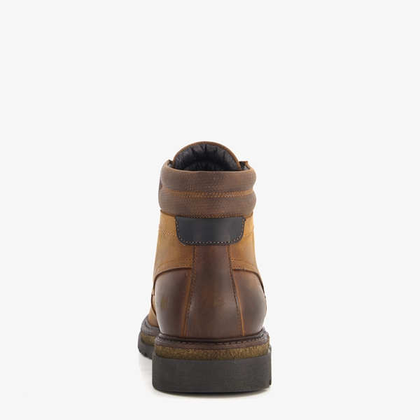 Van Beers leren heren veterboots bruin