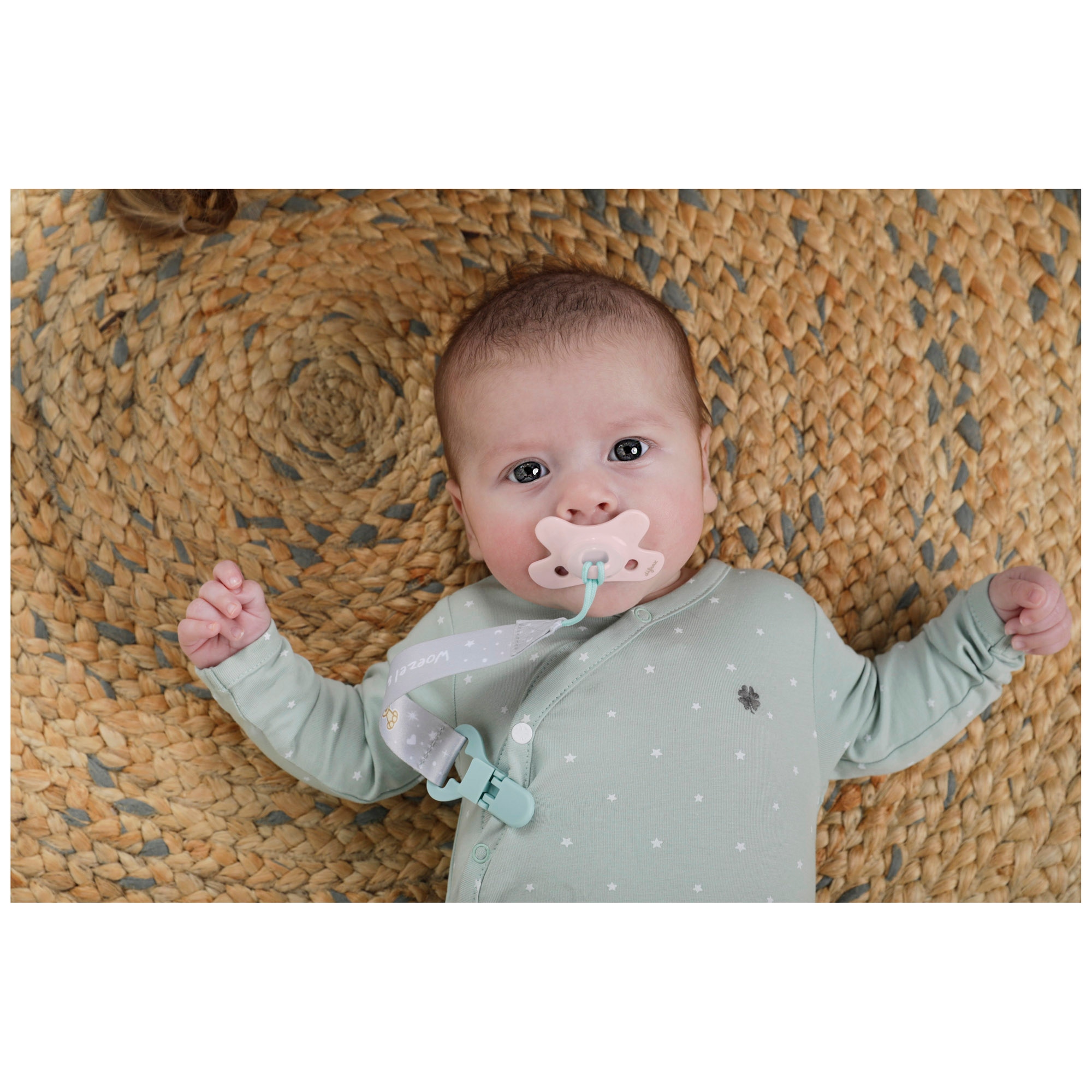 Difrax fopspeen Pure newborn roze