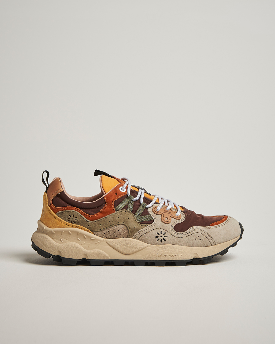 Flower Mountain Yamano 3 Suede/Nylon Sneaker Olive