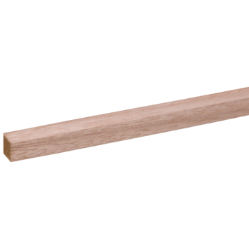 Schaaflat hardhout 12x12 mm, lengte 270 cm