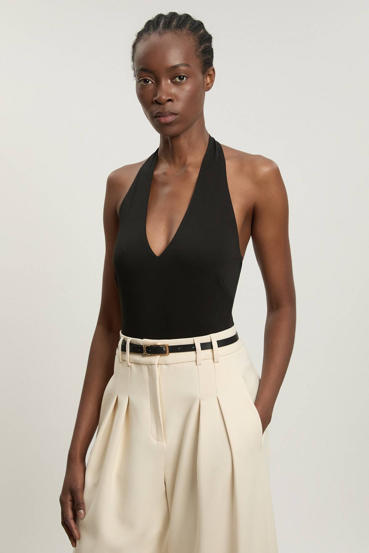 KarenMillen Body Cache-cœur En Jersey De Coton Stretch