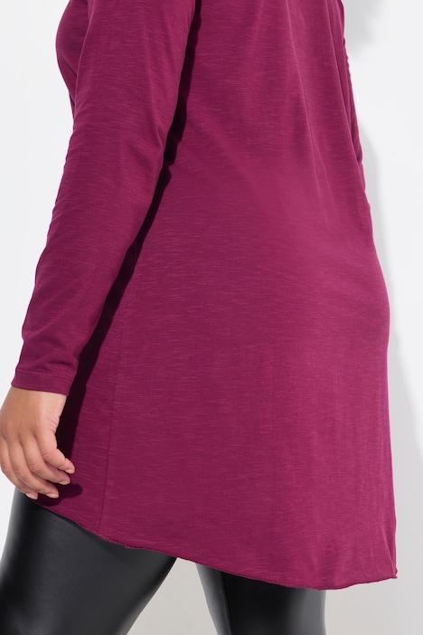 Longshirt, bequeme Passform, Rundhals, Langarm