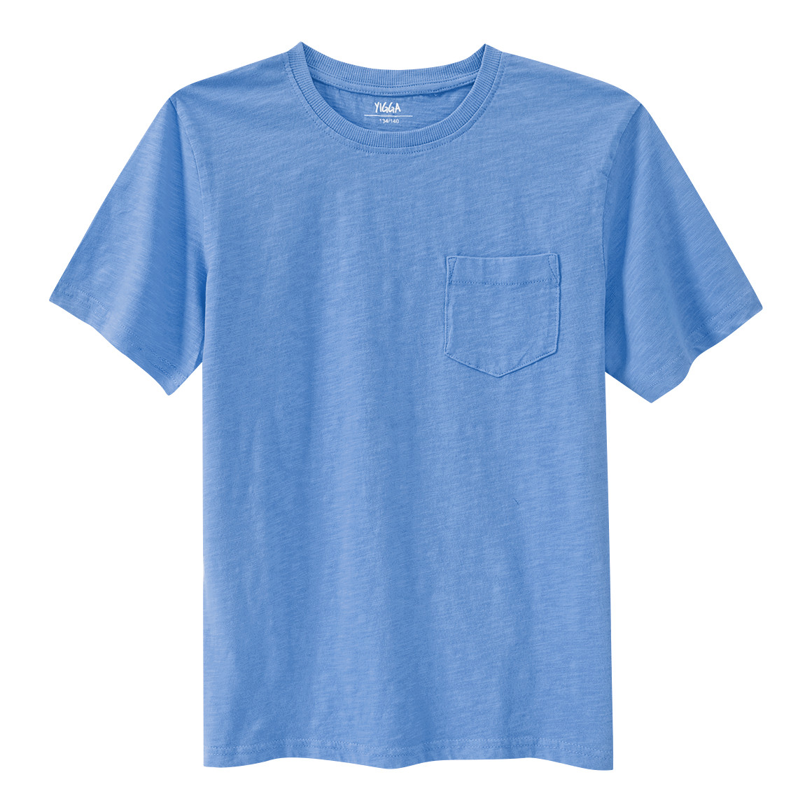 Yigga Jungen T-Shirt mit Brusttasche blau
