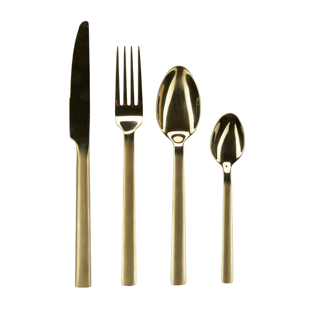 Bahne Interior  Cutlery bestikæske, 16 dele - guld