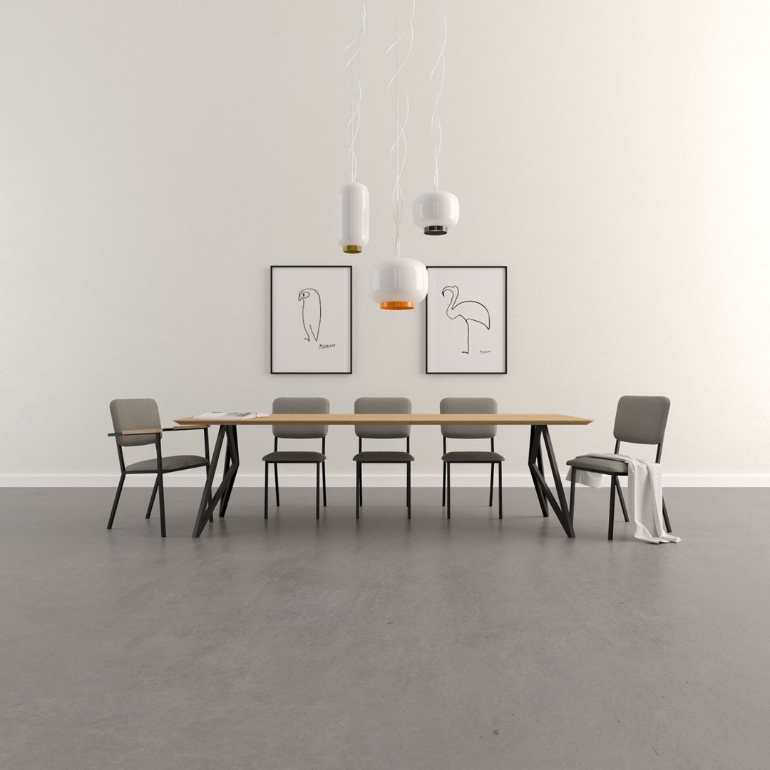 Studio HENK   Butterfly Black Eettafel