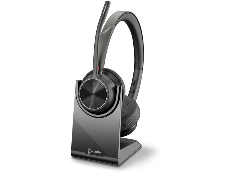 HP Headset Poly Voyager 4320 MS Duo USB-C, inkl. Ladestatio Poly Voyager Bluethootbüro-Headsets