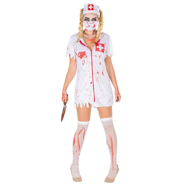 Blodig sygeplejerske Halloweenkostume