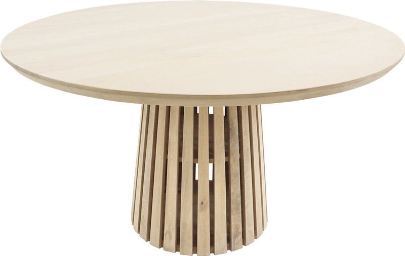 Kick Collection - Jude - Eettafel - Ronde - Wit - 120cm
