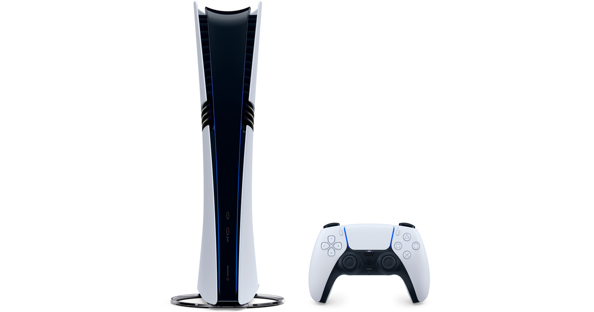 SonyPlayStation 5 Pro Digital Edition - 2 TB spelconsole  (Wit/zwart)