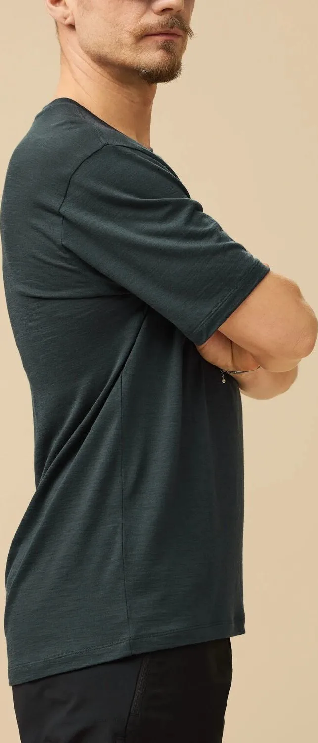 Fjällräven Hoja Wool T-Shirt M Dark Navy