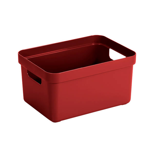 Sunware Sigma home opbergbox 5L - wijnrood