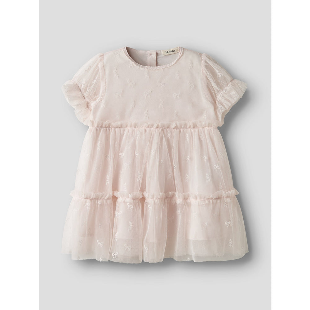 Køb Lil'Atelier Almost Mauve Nmfrosetta Ss Loose Kjole Lil