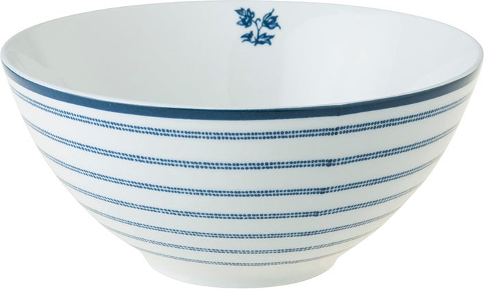 Laura Ashley schaal Candy Stripe blauw D 13 H 6 cm