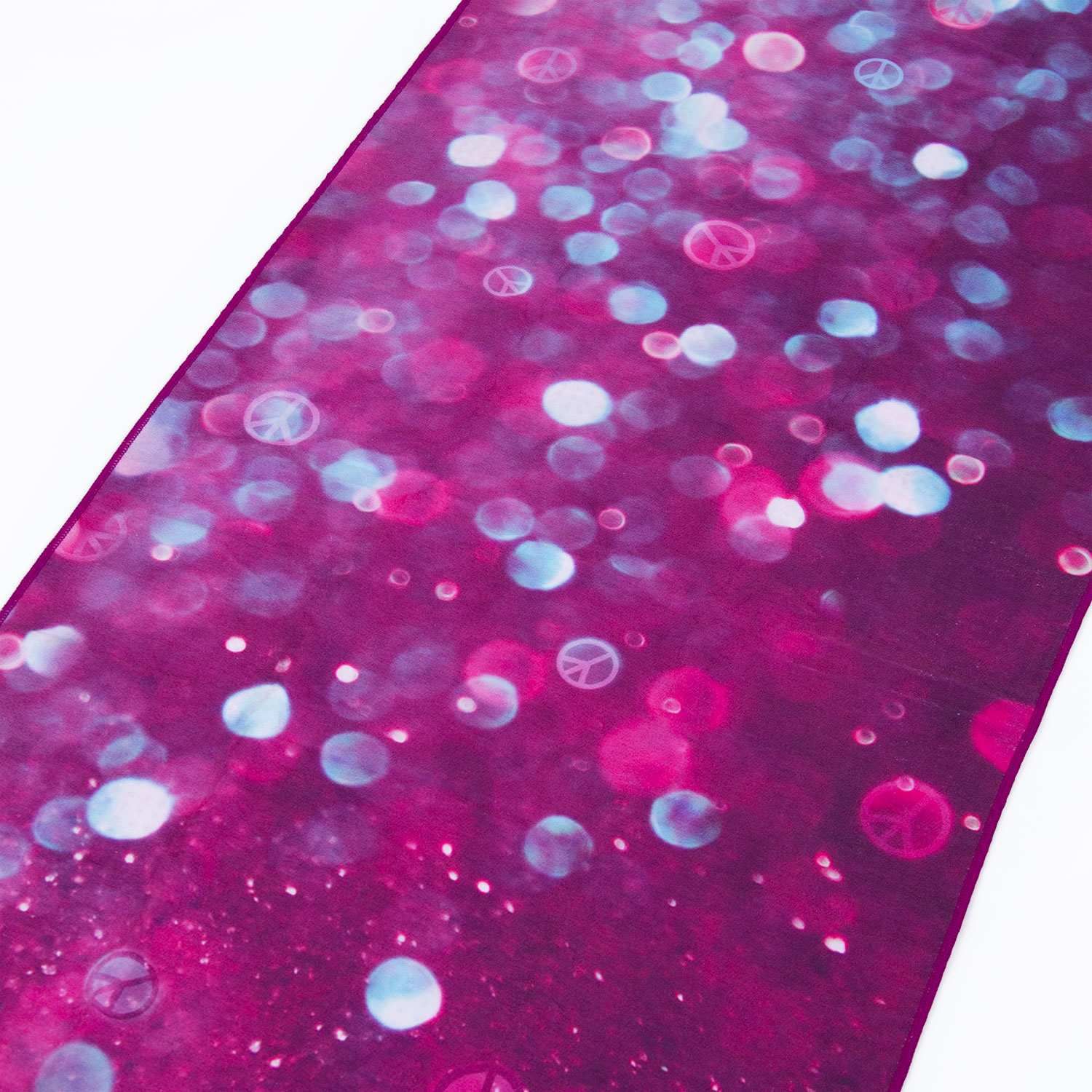 bodhi GRIP² Yoga Towel Art Collection, aubergine