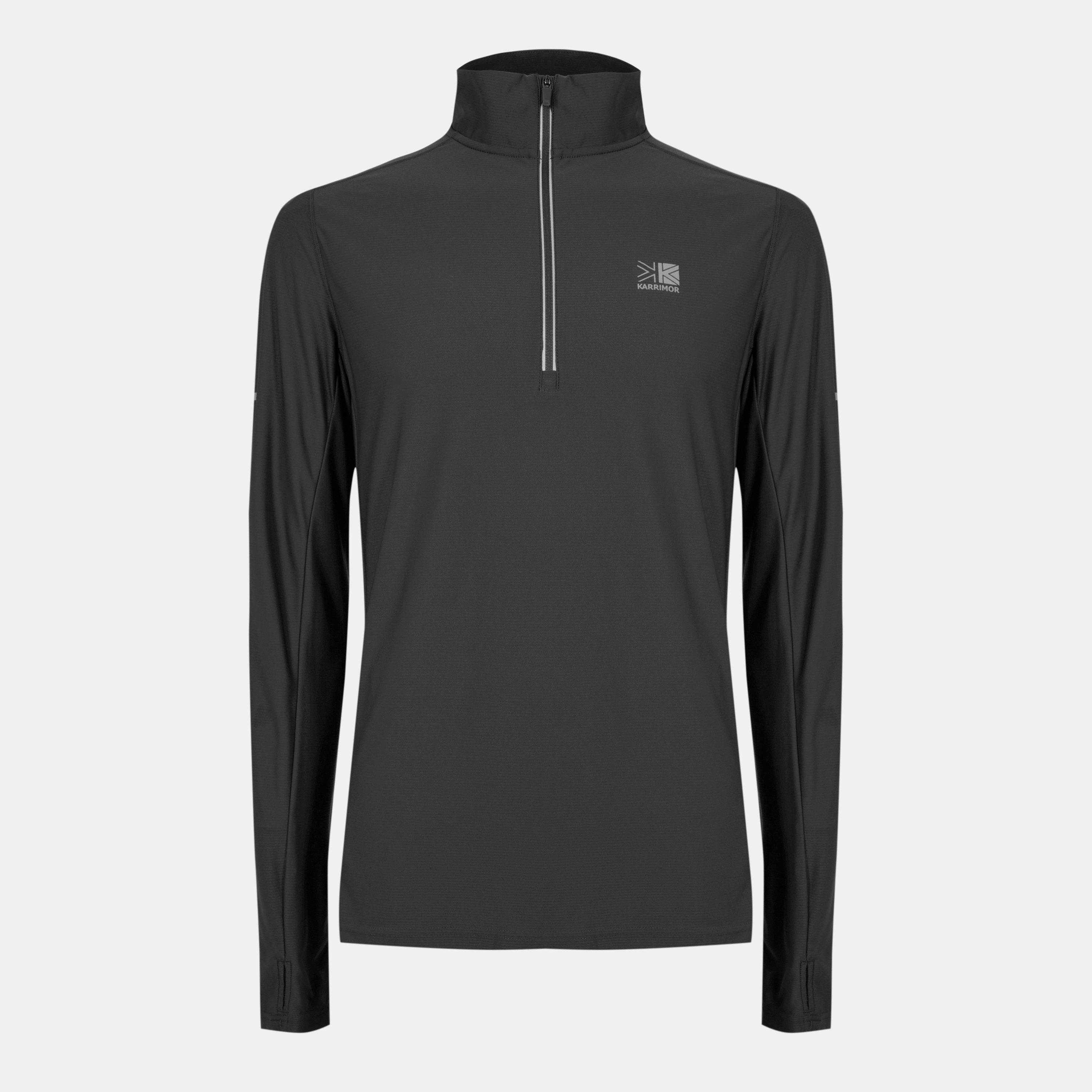 Karrimor Long SleevequarterZip Top Mens